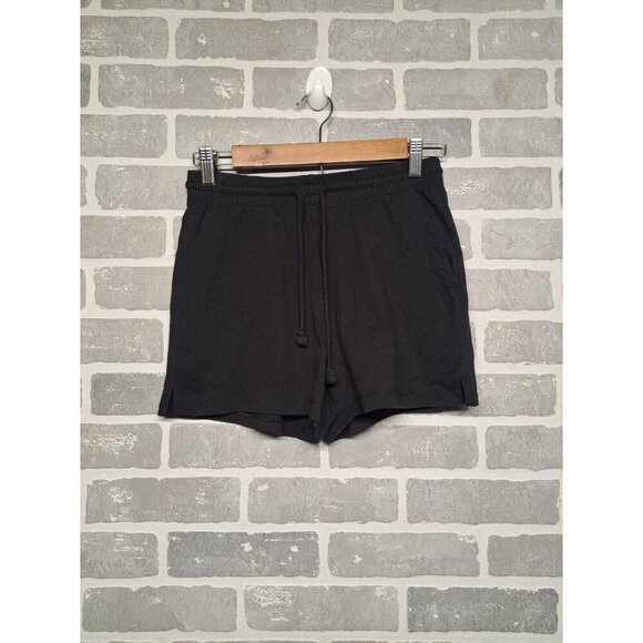 Wilfred Free Womesn Summer Shorts Black‎ Elastic Waist Drawstring Size 2XS - Picture 2 of 10
